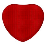 Ed Lego Texture Macro, Red Dots Background, Lego Heart Glass Fridge Magnet (4 pack)