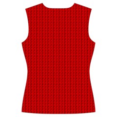 Ed Lego Texture Macro, Red Dots Background, Lego Women s Cut Out Long Sleeve T Back