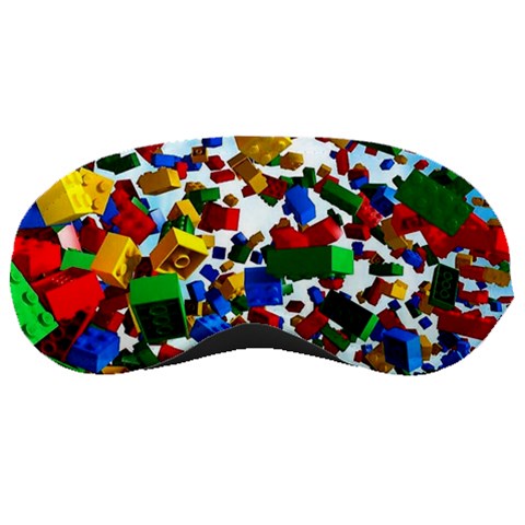 Falling Lego Bricks, Desenho Sleep Mask from ArtsNow.com Front