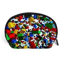 Falling Lego Bricks, Desenho Accessory Pouch (Large) from ArtsNow.com Front