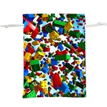 Falling Lego Bricks, Desenho Lightweight Drawstring Pouch (XL)