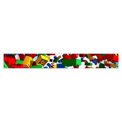 Falling Lego Bricks, Desenho Make Up Case (Large) from ArtsNow.com Zipper Front