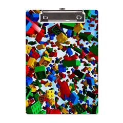 Falling Lego Bricks, Desenho A5 Acrylic Clipboard from ArtsNow.com Front