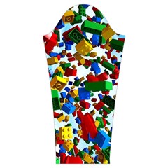 Falling Lego Bricks, Desenho Women s Cut Out Long Sleeve T Sleeve Right