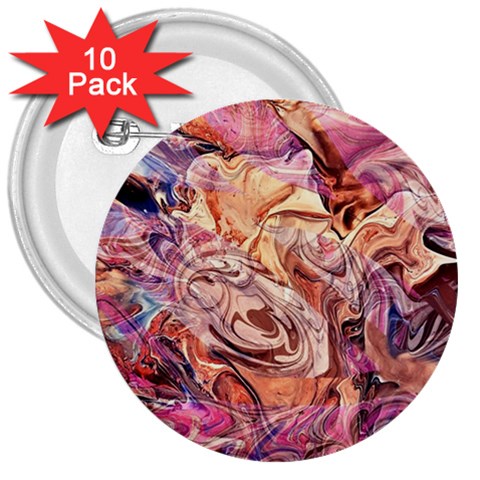 Blend  3  Buttons (10 pack)  from ArtsNow.com Front