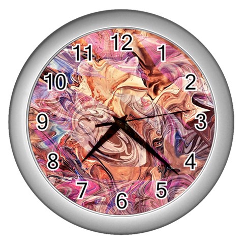 Blend  Wall Clock (Silver) from ArtsNow.com Front