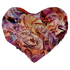 Blend  Large 19  Premium Heart Shape Cushions from ArtsNow.com Back