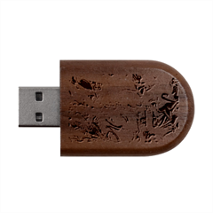 Blend  Wood Oval USB Flash Drive from ArtsNow.com USB