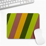 Autmn Stripes Colors Geometric Print Design Small Mousepad