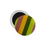 Autmn Stripes Colors Geometric Print Design 1.75  Magnets