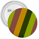 Autmn Stripes Colors Geometric Print Design 3  Buttons