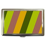 Autmn Stripes Colors Geometric Print Design Cigarette Money Case