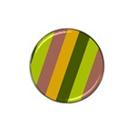 Autmn Stripes Colors Geometric Print Design Hat Clip Ball Marker