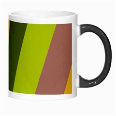 Autmn Stripes Colors Geometric Print Design Morph Mug from ArtsNow.com Right