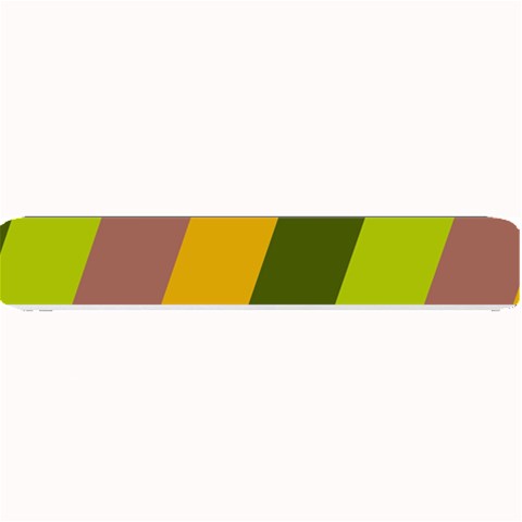 Autmn Stripes Colors Geometric Print Design Small Bar Mat from ArtsNow.com 24 x4  Bar Mat