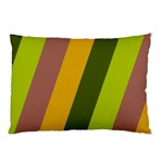 Autmn Stripes Colors Geometric Print Design Pillow Case