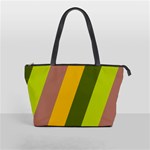 Autmn Stripes Colors Geometric Print Design Classic Shoulder Handbag