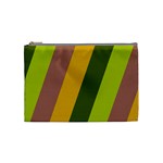 Autmn Stripes Colors Geometric Print Design Cosmetic Bag (Medium)