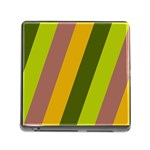 Autmn Stripes Colors Geometric Print Design Memory Card Reader (Square 5 Slot)