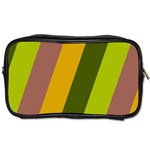 Autmn Stripes Colors Geometric Print Design Toiletries Bag (Two Sides)