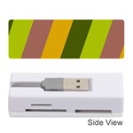 Autmn Stripes Colors Geometric Print Design Memory Card Reader (Stick)