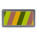 Autmn Stripes Colors Geometric Print Design Memory Card Reader (Mini)