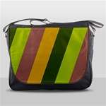 Autmn Stripes Colors Geometric Print Design Messenger Bag