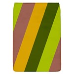 Autmn Stripes Colors Geometric Print Design Removable Flap Cover (S)