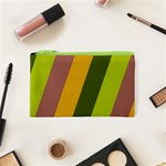 Autmn Stripes Colors Geometric Print Design Cosmetic Bag (XS)