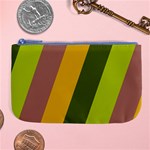 Autmn Stripes Colors Geometric Print Design Large Coin Purse