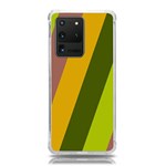 Autmn Stripes Colors Geometric Print Design Samsung Galaxy S20 Ultra 6.9 Inch TPU UV Case