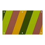 Autmn Stripes Colors Geometric Print Design Banner and Sign 5  x 3 