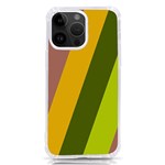 Autmn Stripes Colors Geometric Print Design iPhone 14 Pro Max TPU UV Print Case