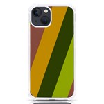 Autmn Stripes Colors Geometric Print Design iPhone 13 TPU UV Print Case