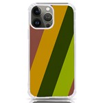 Autmn Stripes Colors Geometric Print Design iPhone 13 Pro Max TPU UV Print Case