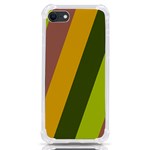 Autmn Stripes Colors Geometric Print Design iPhone SE