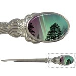 Silhouette Of Aurora Borealis Letter Opener