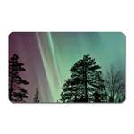 Silhouette Of Aurora Borealis Magnet (Rectangular)