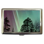 Silhouette Of Aurora Borealis Cigarette Money Case