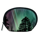 Silhouette Of Aurora Borealis Accessory Pouch (Medium)