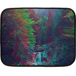 Foroest Nature Trippy Fleece Blanket (Mini)