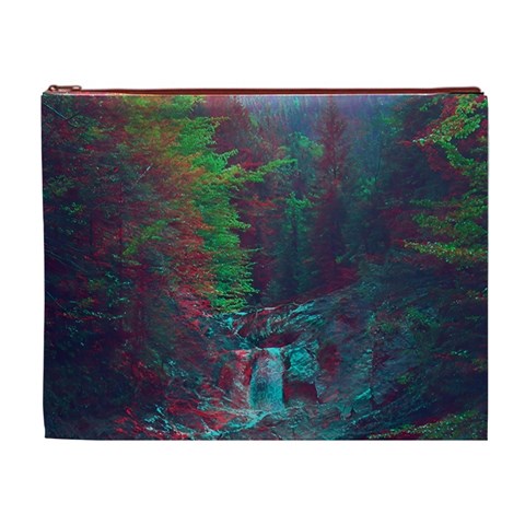 Foroest Nature Trippy Cosmetic Bag (XL) from ArtsNow.com Front