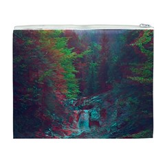 Foroest Nature Trippy Cosmetic Bag (XL) from ArtsNow.com Back