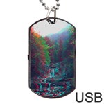 Foroest Nature Trippy Dog Tag USB Flash (One Side)