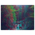 Foroest Nature Trippy Premium Plush Fleece Blanket (Extra Small)