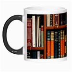 Assorted Title Of Books Piled In The Shelves Assorted Book Lot Inside The Wooden Shelf Morph Mug