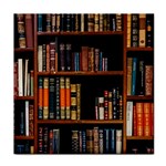 Assorted Title Of Books Piled In The Shelves Assorted Book Lot Inside The Wooden Shelf Face Towel