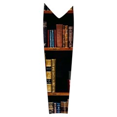 Assorted Title Of Books Piled In The Shelves Assorted Book Lot Inside The Wooden Shelf Women s Long Sleeve Raglan T Left Sleeve Side