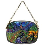 Psychedelic Digital Art Artwork Landscape Colorful Chain Purse (Two Sides)