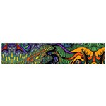 Psychedelic Digital Art Artwork Landscape Colorful Small Premium Plush Fleece Scarf